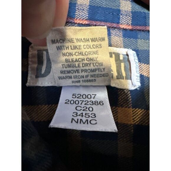 Duluth Trading Co Men’s Button Up Flannel Size 2XL - Picture 10 of 11